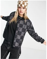 Vans - Forces Checkerboard Quilted Liner Jacket - Lyst