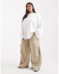 ASOS - Asos Design Curve Oversized Utility Pull On Pants - Lyst