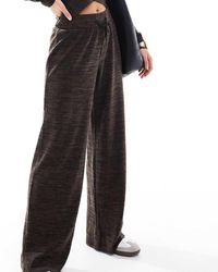 Vero Moda - Broek Van Jersey Met Wijde Pijpen - Lyst