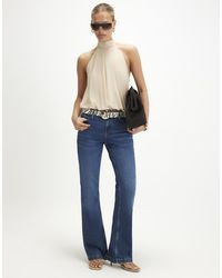 River Island - Back Split Seam Bootcut Jeans - Lyst