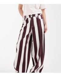 ASOS - Asos Design Petite Barrel Trousers - Lyst