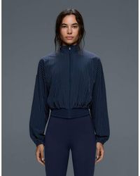 Oysho - Pinstripe Repellent Technical Jacket - Lyst