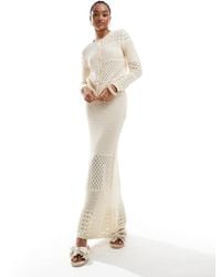 Vero Moda - Crochet Maxi Skirt Co-ord - Lyst