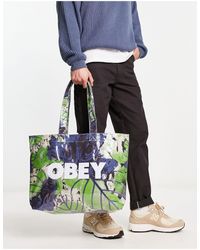 Obey - Upshot Pvc Tote Bag - Lyst