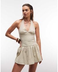 Cotton On - Kaity Halter Mini Dress - Lyst