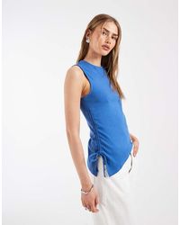 Levi's - Alila Asymmetric Jersey Top Wih Tie - Lyst
