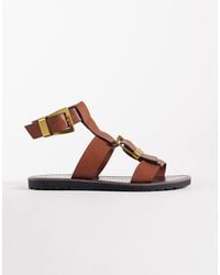 ASOS - Franklin Gladiator Style Sandals With Buckle Detail - Lyst