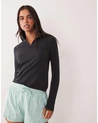 4505 - Lightweight Seamless 1/4 Zip Long Sleeve Running Top - Lyst