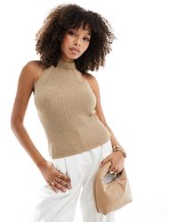 Pimkie - Knitted Racerneck Top - Lyst