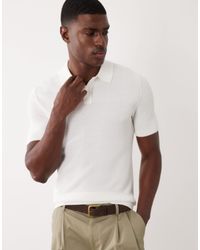 Mango - Ribbed Knit Polo Shirt - Lyst