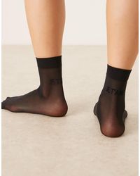 Accessorize - – je t'aime – transparente socken - Lyst