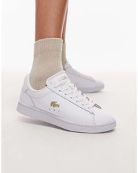 Lacoste - Carnaby Set Leather Logo Sneakers - Lyst