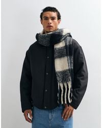 ASOS - Écharpe tissée brossée à carreaux e - Lyst