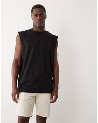 ASOS - Pantalones Cortos Chinos De Largo Medio Y Corte Pitillo De -Neutro - Lyst