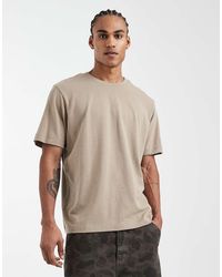 JJ Rebel - Heavyweight Textured T-shirt - Lyst