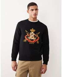 Polo Ralph Lauren - Large Icon Crest Logo Fleece Sweatshirt - Lyst