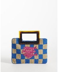 ASOS - Beaded Fish Resin Handle Clutch Bag - Lyst