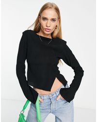 & Other Stories - Plisse Top With Split Detail - Lyst