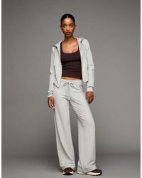Bershka - Plush Jersey Trousers - Lyst