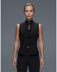 Oysho - Comfortlux Long Mandarin Collar Tank Top - Lyst