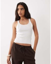 Mango - Teen Knot Detail Sleeveless Top - Lyst
