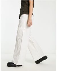 Rebellious Fashion - Wide Leg Cargo Trousers - Lyst