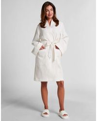 Hunkemöller - Waffle Bathrobe - Lyst