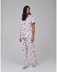Loungeable - Make Up Shirt And Trouser Pj Set - Lyst