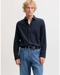 Jack & Jones - Field Spread Collar Long Sleeve Shirt - Lyst