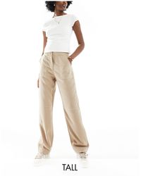 Vero Moda - Pantalones chinos con pespuntes en contraste - Lyst