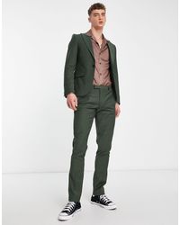 Twisted Tailor - Buscot - pantaloni da abito verdi - Lyst