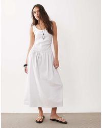ASOS - Short Puff Sleeve Bubble Mini Dress - Lyst