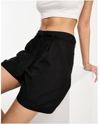 Threadbare - – e shorts im leinen-look mit bindegürtel - Lyst