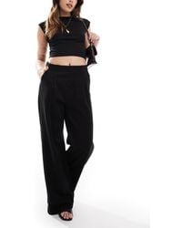 Stradivarius - Wide Leg Tailored Trouser - Lyst