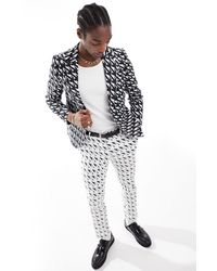 Twisted Tailor - Munro Houndstooth Suit Jacket - Lyst