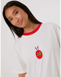 Skinnydip London - The Very Hungry Caterpillar X Ringer T-Shirt And Trouser Set With Eye Mask - Lyst