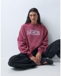 Nike - Studio Fleece Mid-weight Graphic Print Sweat - Lyst
