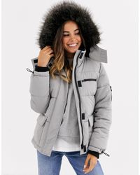 padded jackets new look