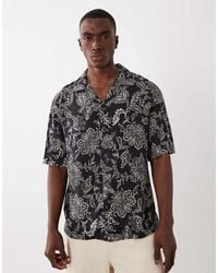 Mango - Retro Paisly Print Shirt Co-ord - Lyst