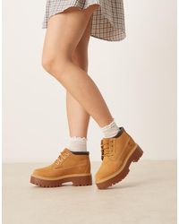 Timberland - Botas Color Trigo Con Plataforma De Nobuk Stone Street Nellie De -Neutro - Lyst
