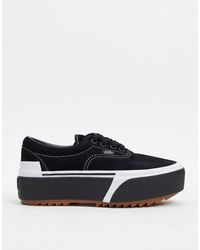 Vans Era Stacked Sneakers met ruitjes Vans Era Stacked Sneakers met ruitjes