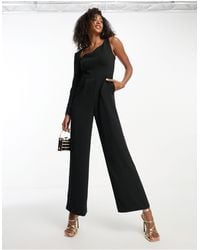 Forever New - One Sleeve Cut-out Jumpsuit - Lyst