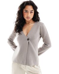 ONLY - – strukturierte strickjacke - Lyst