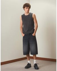 Bershka - Eyelet Vest Top - Lyst