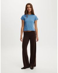 Cotton On - Honey Fold Over Pant - Lyst