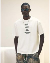 Bershka - Relaxed Fit Print T-Shirt - Lyst