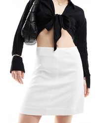 SELECTED - Femme Linen Touch Skirt - Lyst