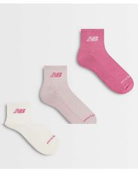 New Balance - Everday Seasonal Ankle Socks 3 Pack - Lyst