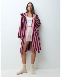 JJXX - Long Stripe Dressing Gown - Lyst