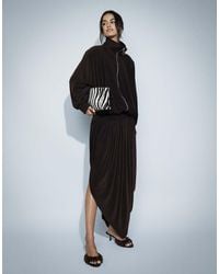 ASOS - Volume Drape Maxi Skirt - Lyst